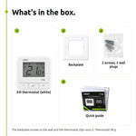ENGO E4i Wi-Fi Smart Thermostat 230V Wired - White ENGO