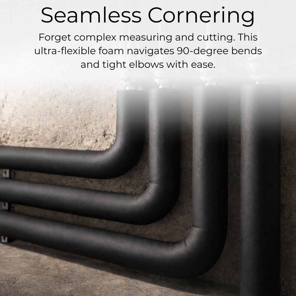 LavaTherm K-Flex Class O Self Seal Pipe Insulation - 15mm x 9mm - 2m Length LavaTherm