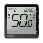 ENGO EHW-B Hot Water Timer Programmable Immersion Heater Controller - Black ENGO Controls