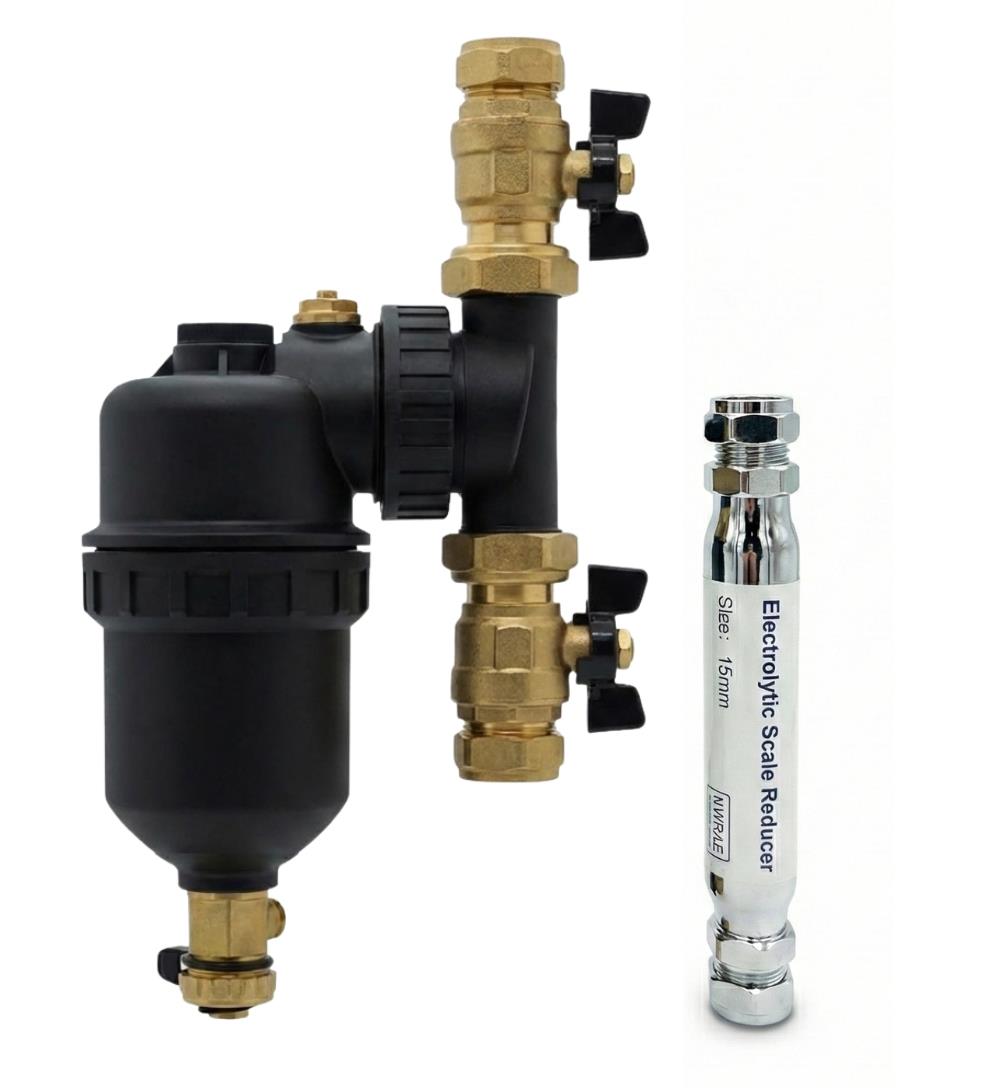 LavaTherm Boiler Protection Pack 22mm Magnetic Filter & 15mm Scale Reducer (Part L Compliant) LavaTherm