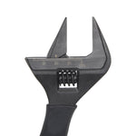 Todays Tools Wide Jaw Adjustable Wrench 8 Inch Handle Todays Tools - Close Up Detail