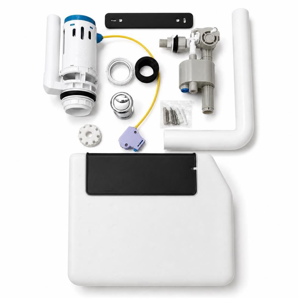 Concealed Toilet Cistern with Side Inlet Dual Flush Lava