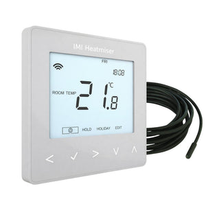 Heatmiser Neostat-E V3 Electric Floor Heating Thermostat - Silver