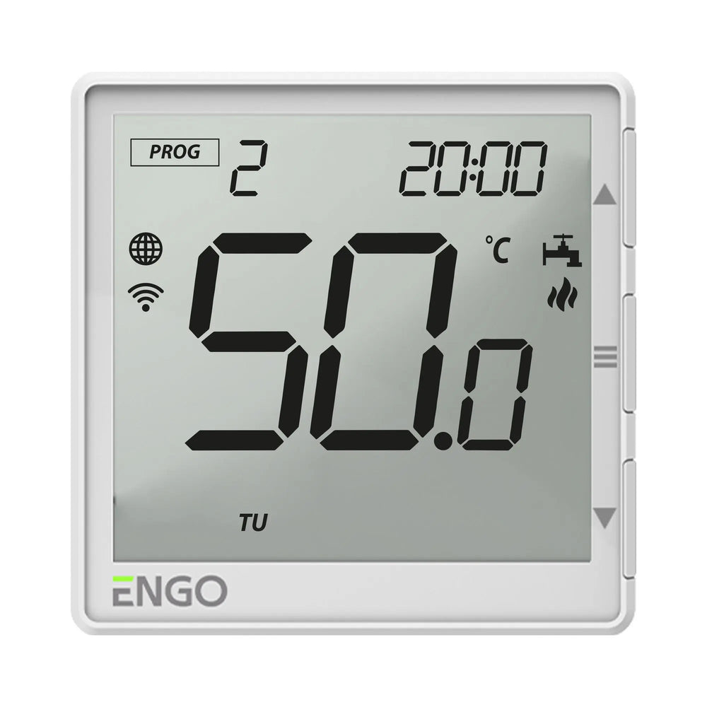 ENGO EHW-W Wi-Fi hot water timer, white