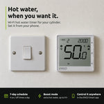 ENGO EHW white hot water timer on the wall