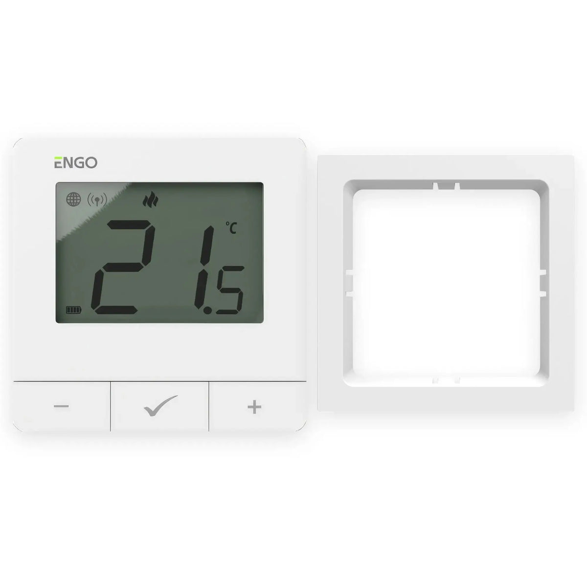 ENGO E25-BATW with matching white frame