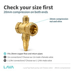 LavaTap 28mm anti freeze valve – check your size