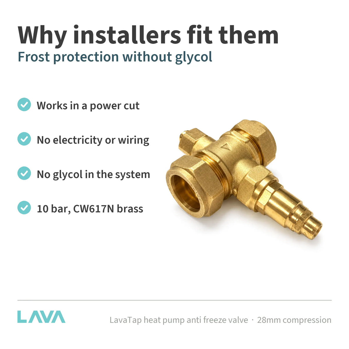 LavaTap 28mm anti freeze valve – why installers fit them