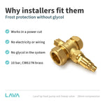 LavaTap 28mm anti freeze valve – why installers fit them