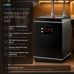 LavaTap 2.4 L boiling water tank - replace your faulty boiling water tank, keep your existing tap and hoses, fits LavaTap 3-in-1 and 4-in-1 taps