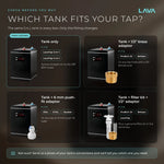 LavaTap 2.4 L boiling water tank - which tank fits your tap