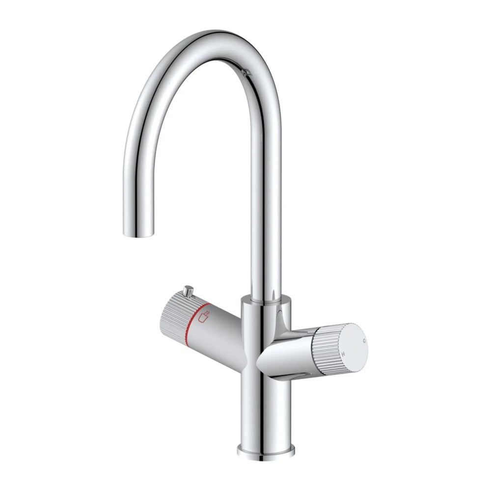 LavaTap 3-in-1 boiling water tap, swan neck chrome: main image