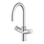 LavaTap 3-in-1 boiling water tap, swan neck chrome: main image