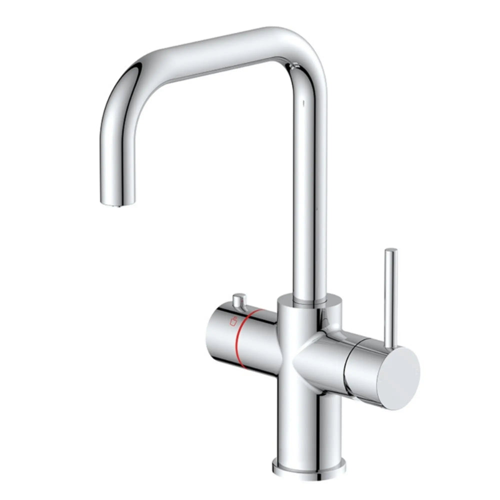 LavaTap 3-in-1 boiling water tap, D-neck chrome: main image