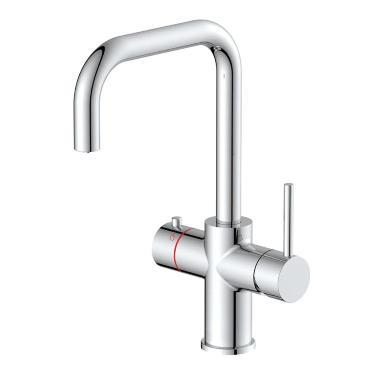 LavaTap 3-in-1 boiling water tap, D-neck chrome: main image