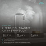 LavaTap chrome 3-in-1 D neck boiling water tap: guarantee