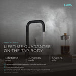LavaTap black 3-in-1 D neck boiling water tap: guarantee