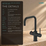 LavaTap black 3-in-1 D neck boiling water tap: specifications
