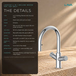 LavaTap chrome 4-in-1 pull-out boiling water tap: specifications