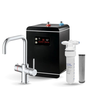LavaTap Chrome 3-in-1 Square Neck Boiling Water Tap Kit