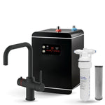 LavaTap black 3-in-1 D neck boiling water tap kit with tank and filter: tap, 2.4 L tank and filter