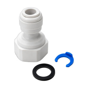 6mm Push Fit x 3/8 BSP Female Boiling Water Tank Adaptor