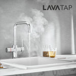 LavaTap Chrome 3-in-1 Square Neck Boiling Water Tap Kit