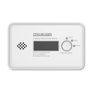 WisuAlarm Carbon Monoxide Alarm | 10 Year Battery Life