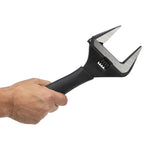 Todays Tools Wide Jaw Adjustable Wrench 12 Inch Handle Todays Tools - Side Profile