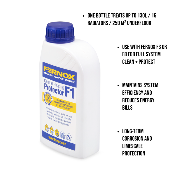 Fernox F1 & F8 Inhibitor / Power Cleaner Treatment Pack