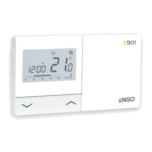 ENGO E901 Wired  Battery Powered 2 Wire Programmable Thermostat