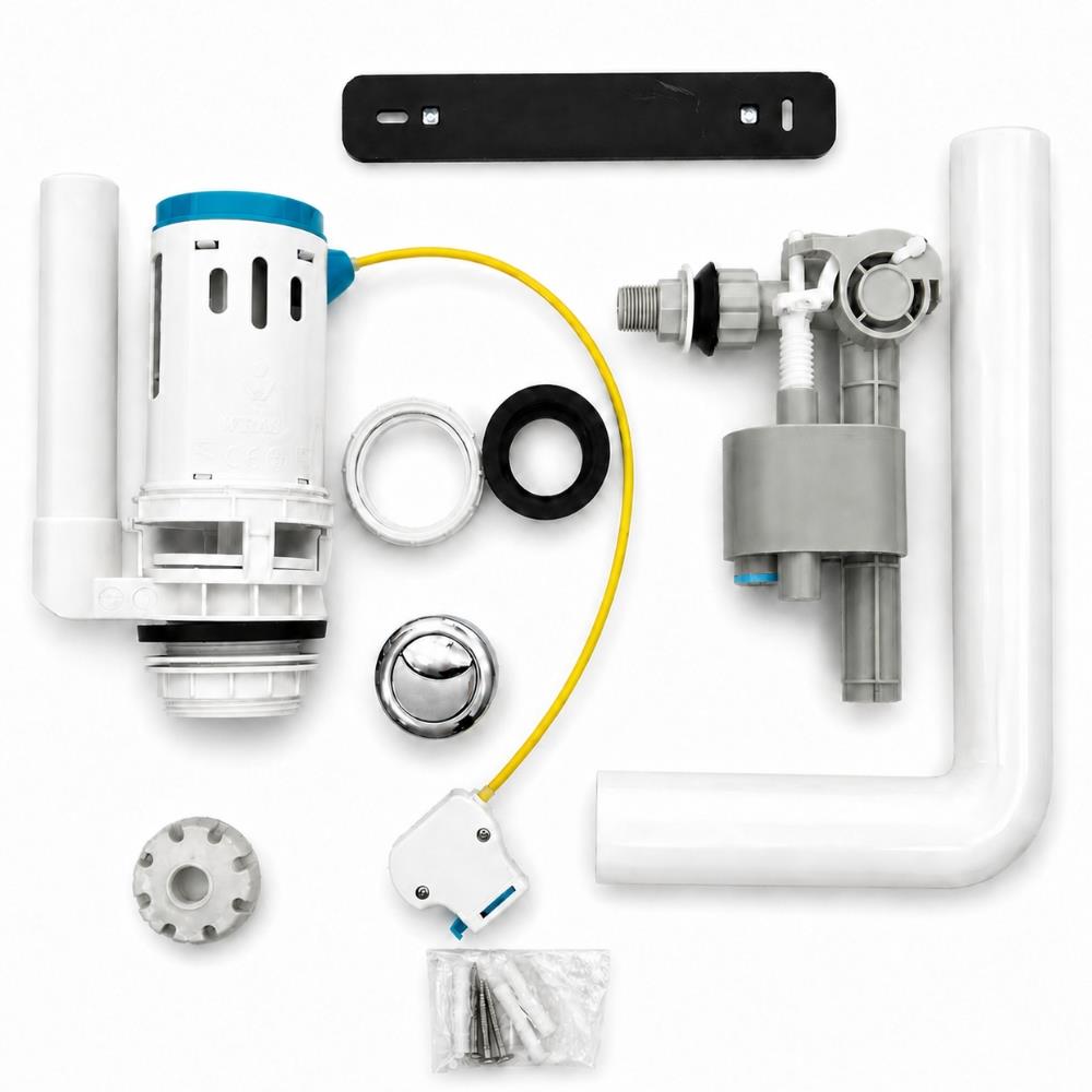 Concealed Toilet Cistern with Side Inlet Dual Flush Lava