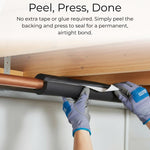 Self-Seal Pipe Insulation 2 Metre Flexible Lagging for Copper Pipes and Thermal Pipe - 28mm x 9mm LavaTherm