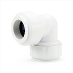 LavaPlumb 22mm Pushfit Elbow White 5 Pack