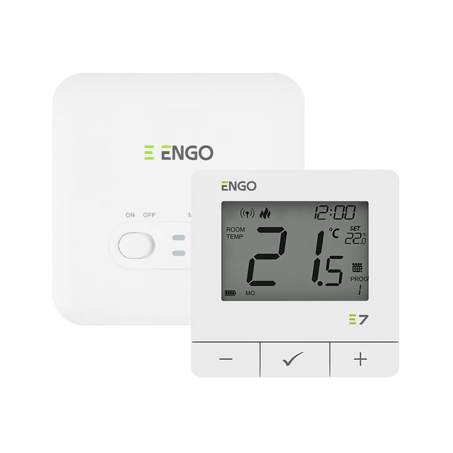 ENGO E7-RFW Wireless Thermostat - White ENGO Controls