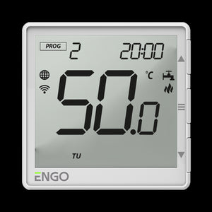 ENGO EHW-W Hot Water Timer Programmable Immersion Heater Controller - White