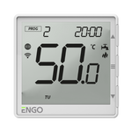 ENGO EHW-W Hot Water Timer Programmable Immersion Heater Controller - White ENGO