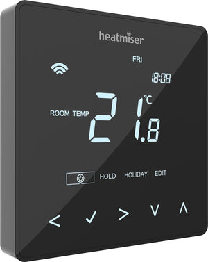 Heatmiser NeoStat WIFI Thermostat - Carbon Black