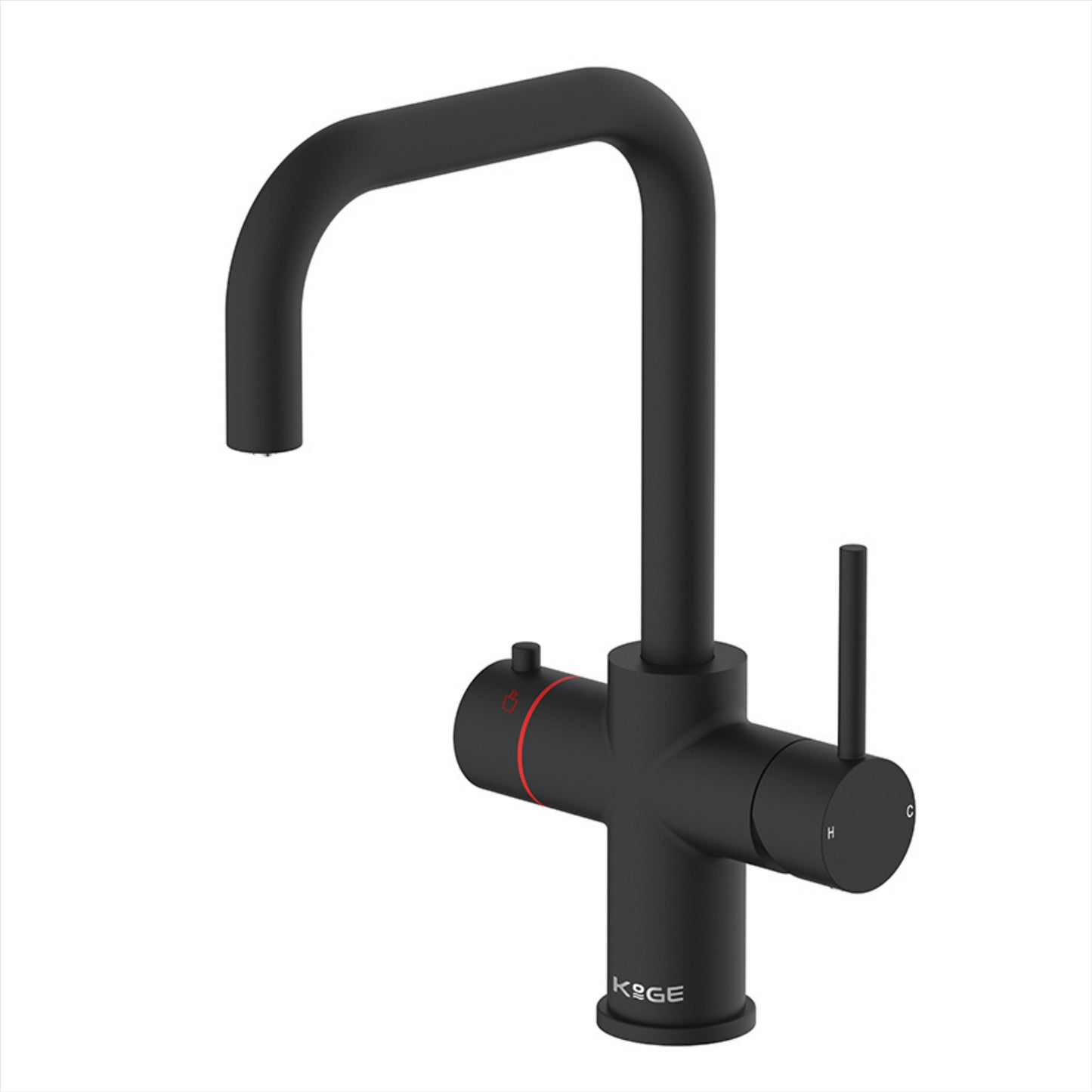 LavaTap Black 3-in-1 Square Neck Boiling Water Tap (Tap Only)