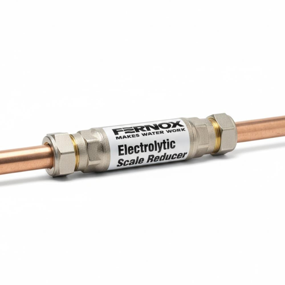 Fernox Electrolytic Scale Reducer 22mm Compression 62304 Fernox - In Use