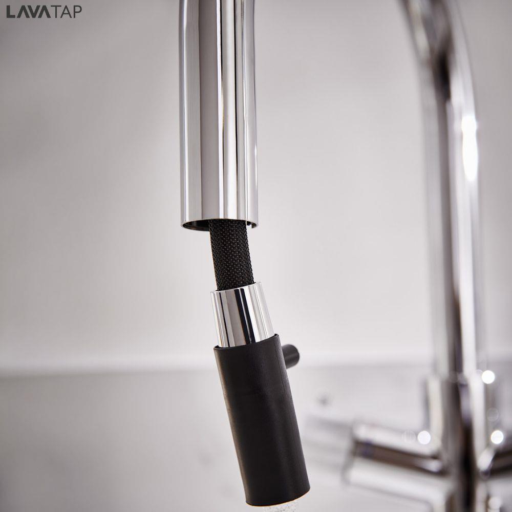 LavaTap 4 in 1 Boiling Water Tap Swan Neck Instant Hot Water Kitchen Mixer Tap Only - Chrome LavaTap