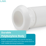 LavaPlumb Pushfit 15mm Inserts 50 Pack LavaPlumb