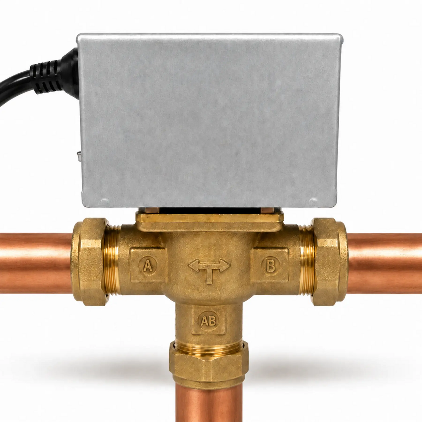 LavaTherm 3 Port Mid Position Motorised Valve 22mm Replaces Honeywell V4073A1039 LavaTherm