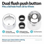 NO - FlushDaddy NP254 Dual Flush Drop Valve 1.5" & 2" WRAS Cistern Replacement FlushDaddy