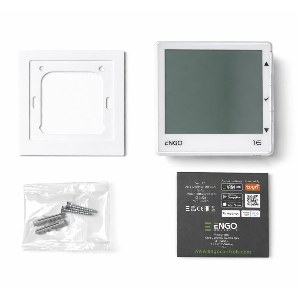 ENGO EONE-16W Wi-Fi Smart Thermostat 16A Relay - White ENGO - Feature Detail