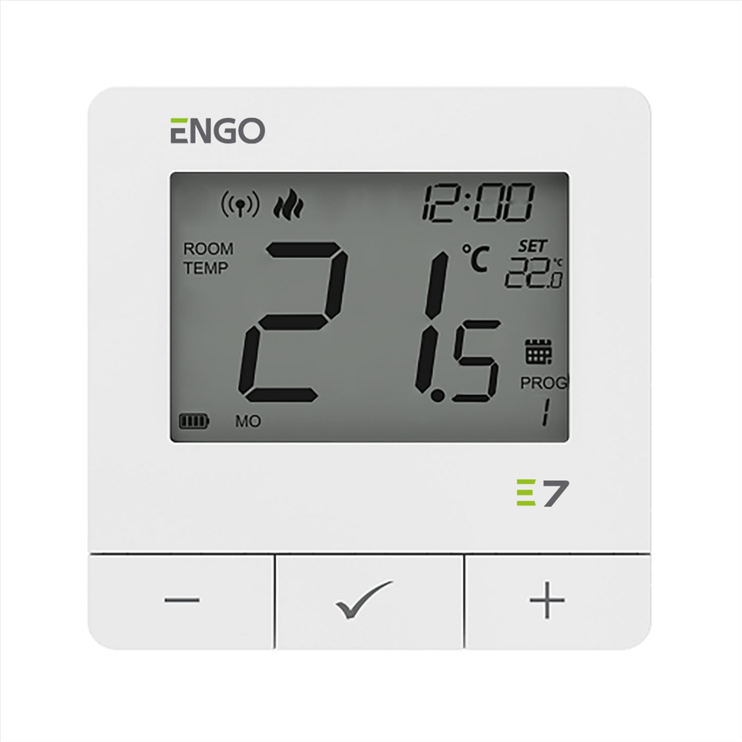 ENGO E7-RFW Wireless Thermostat - White