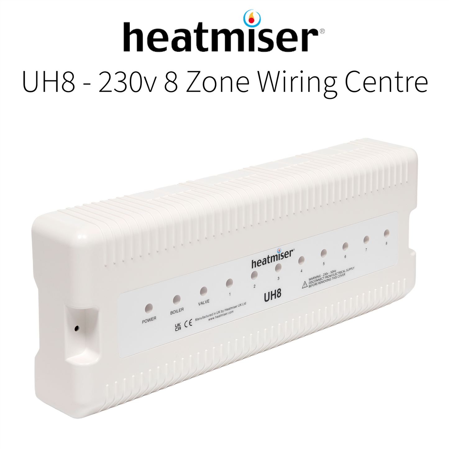 OPENBOX - Heatmiser UH8 - 230v 8 Zone Wiring Centre Heatmiser