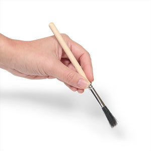 LavaTap Flux Brush – Wooden Handle Brushes with Steel Grip X 50