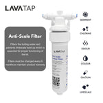 LavaTap 4 in 1 Boiling Water Tap Kit with Tank and Filter Instant Hot Water Kitchen Tap System - Chrome Lava