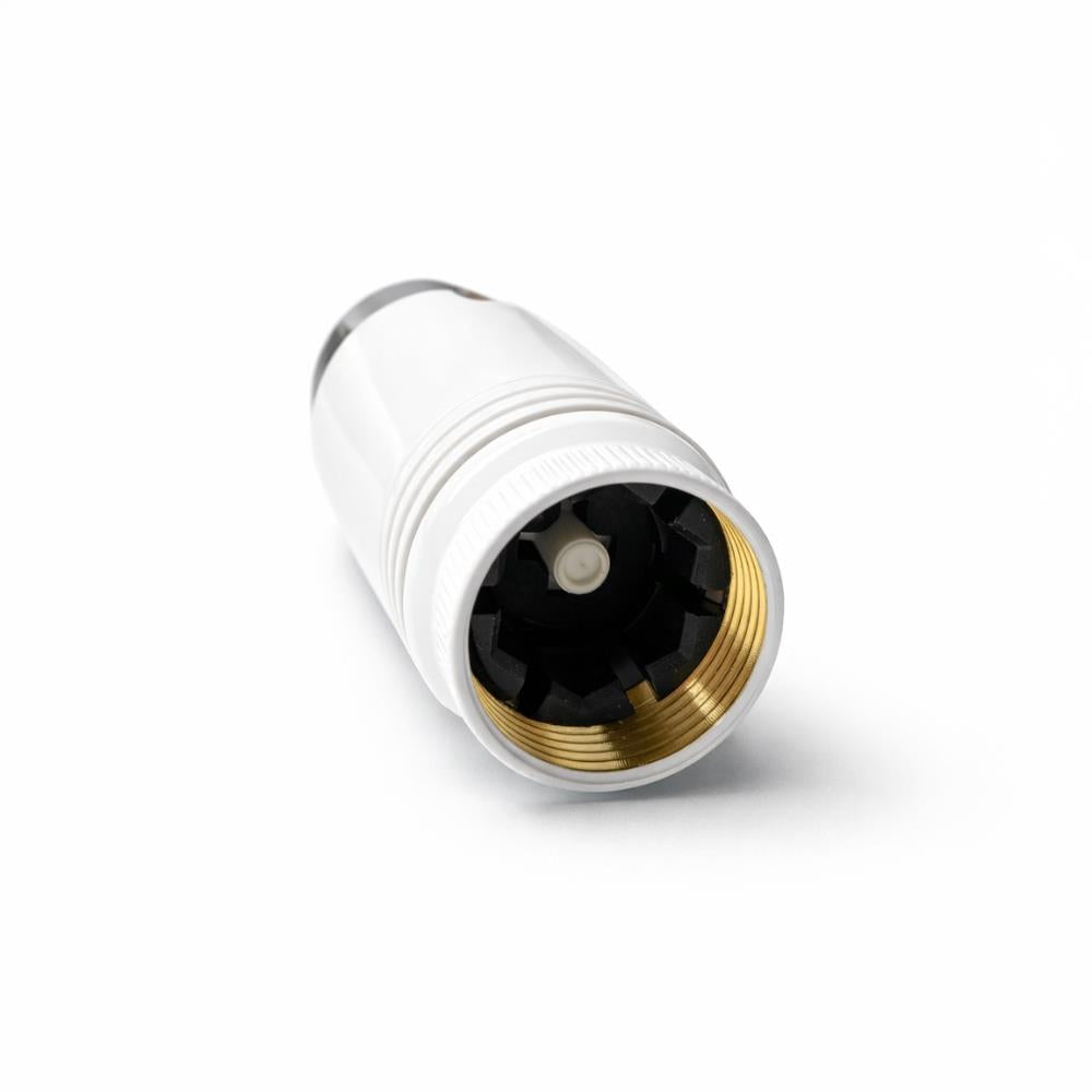 LavaTherm White and Chrome Thermostatic Radiator Valve TRV Head M30 x 1.5 - 10 Pack LavaTherm